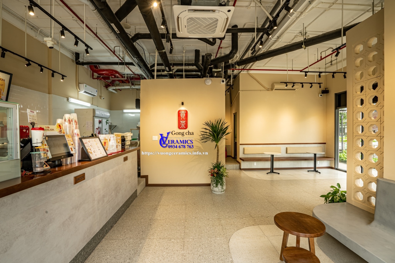 CÔNG TRÌNH TRÀ SỮA  GONGCHA QUẬN 9 