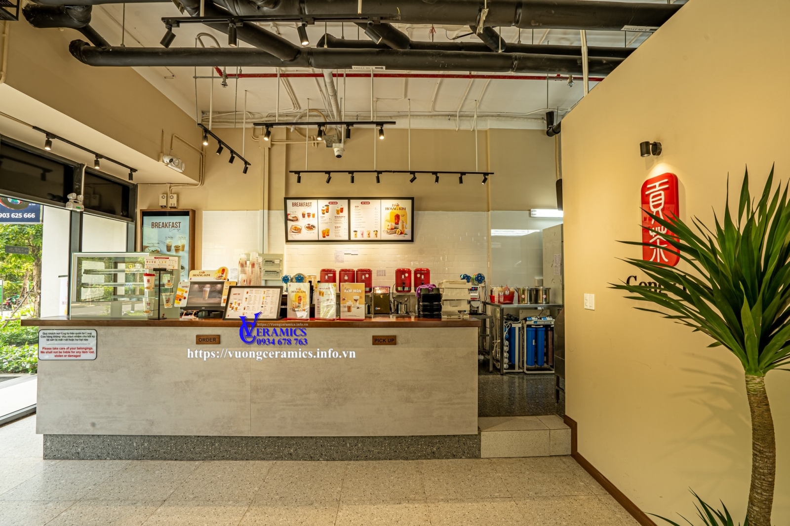 CÔNG TRÌNH TRÀ SỮA  GONGCHA QUẬN 9 