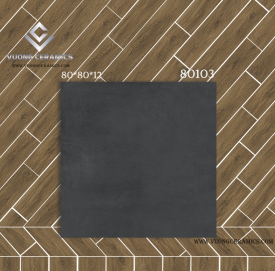 GẠCH 80x80 GD80103M | DARK GREY