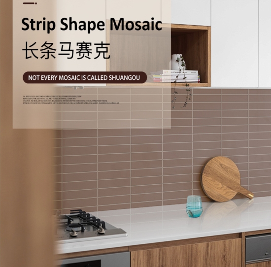 GẠCH STRIP SHAPE MOSAIIC