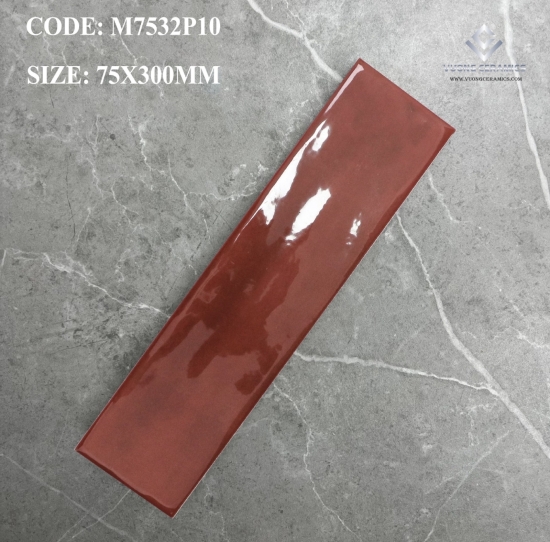 GẠCH THẺ 75x300 BÓNG GỢN M7532P10