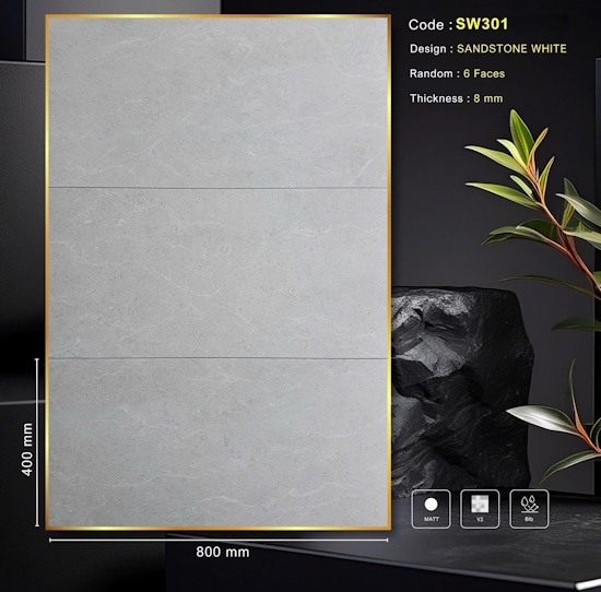GẠCH VÂN ĐÁ SW301-SAND STONE WHITE