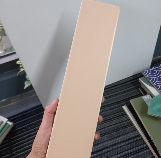 GẠCH THẺ 75x300 MỜ PHẲNG MÀU  HỒNG 
