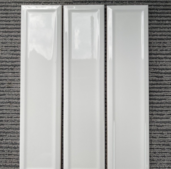 GẠCH THẺ 68X280 LÕM CẠNH MÀU TRẮNG
