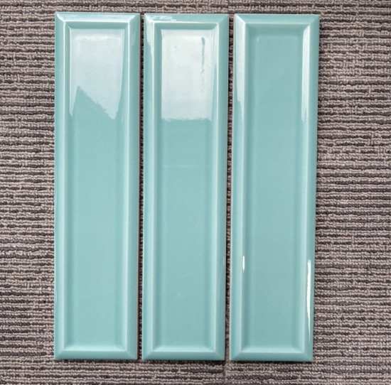 GẠCH THẺ 68X280 LÕM CẠNH MÀU XANH DƯƠNG A