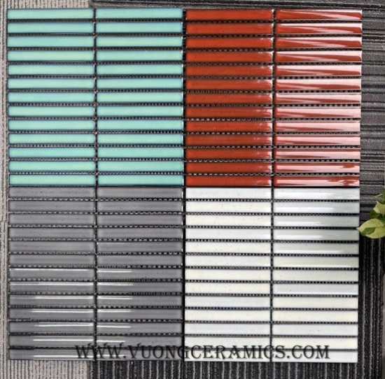 GẠCH CONCAVE | MOSAIC STRIPE | THANH LÕM