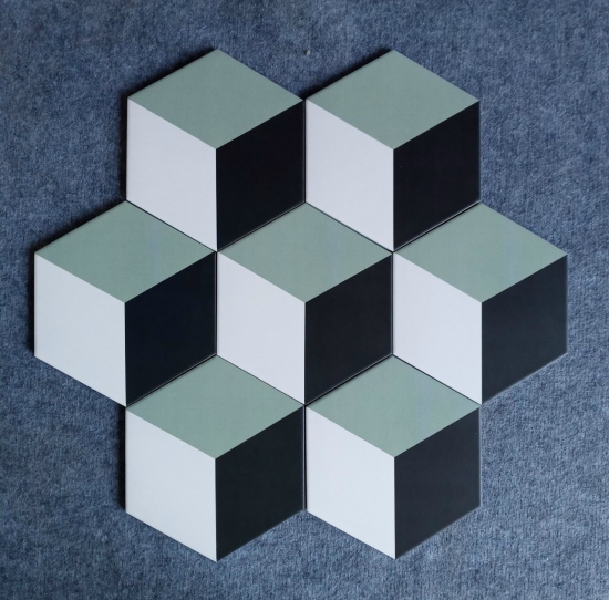 GẠCH LỤC GIÁC 3D