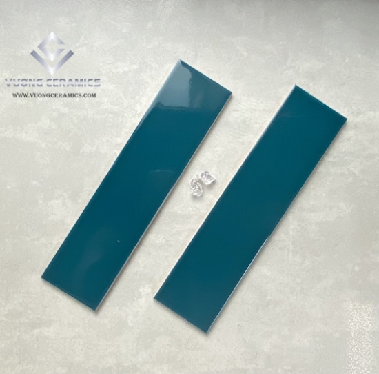  GẠCH THẺ 75x300 BÓNG PHẲNG XANH CỔ VỊT