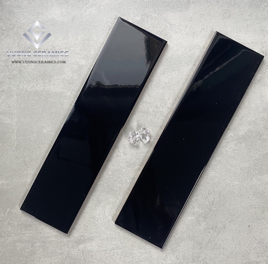 GẠCH THẺ 75x300 BÓNG PHẲNG ĐEN 