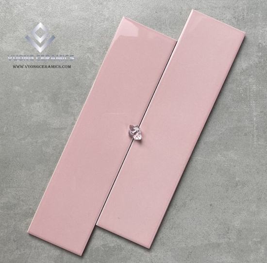 GẠCH THẺ 75x300 PHẲNG BÓNG HỒNG NHẠT 