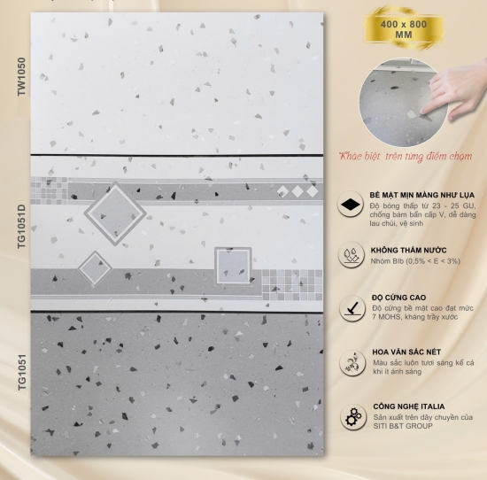  GẠCH MỜ MỊN | GẠCH SILK MATT | BABY SKIN 40x80 | TỔNG KHO GẠCH 